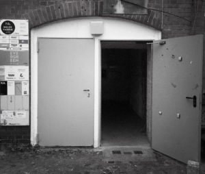 Der Eingang zur Noize Fabrik