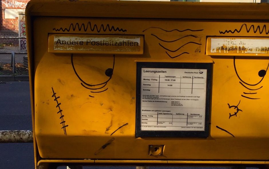 Auch Briefkästen haben Gefühle!