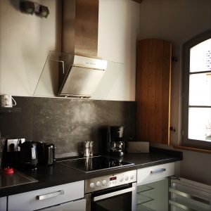 Die super ausgestattete Küche...