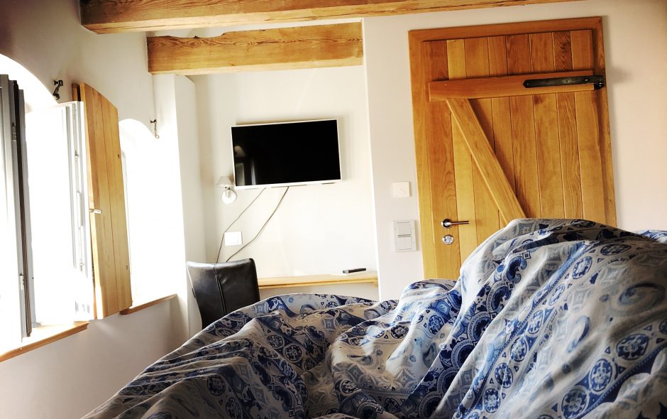 Verkriechen im Bett